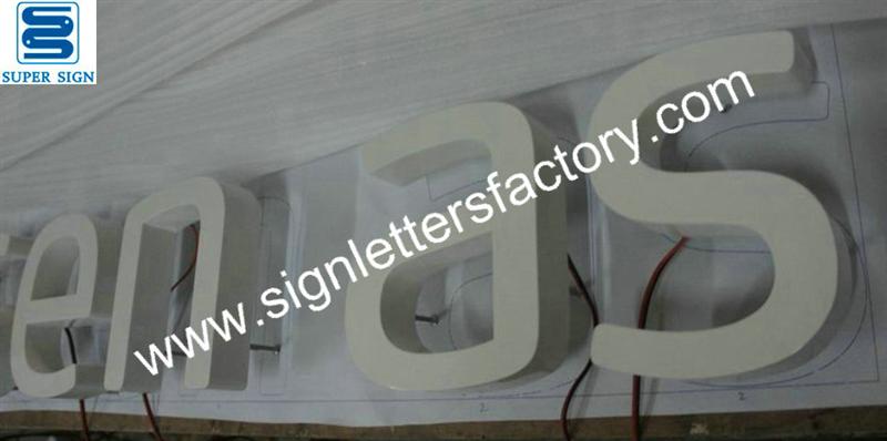 corona illumination LED sign letters